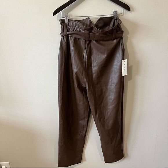 BARDOT Debbie Textured Faux Leather Pants - Picture 7 of 10